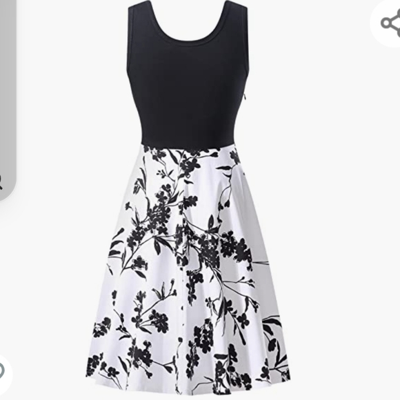 Dresses & Skirts - Scoop Neck Midi Dress w/pockets